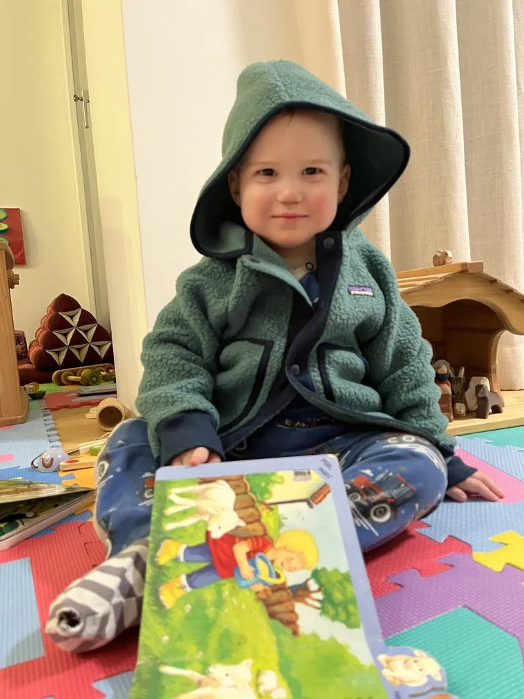 Jakob playing
